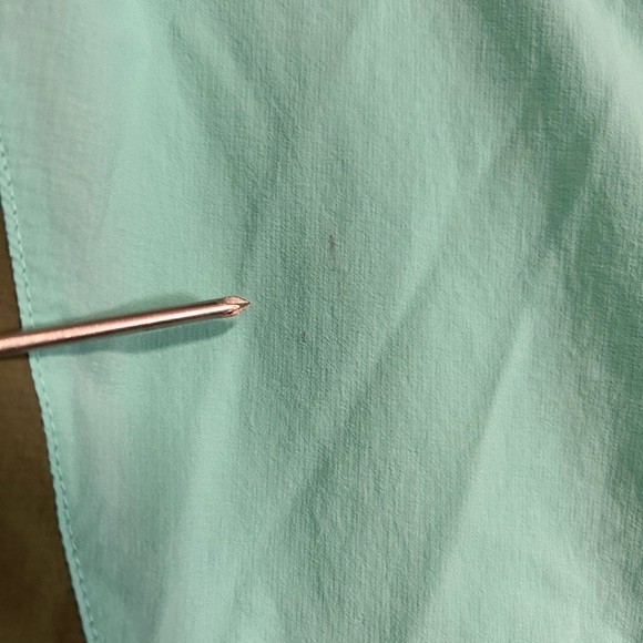 L.L. Bean Aqua and Olive Pullover Jacket - Picture 6 of 7